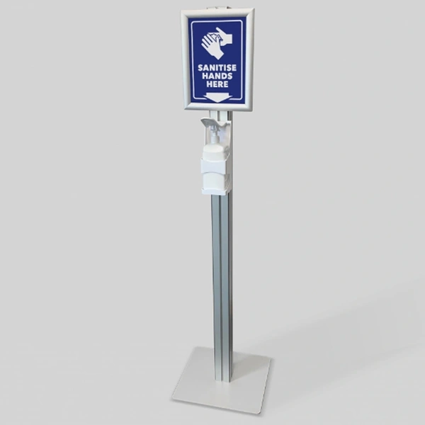 Sanitiser Station With Sign